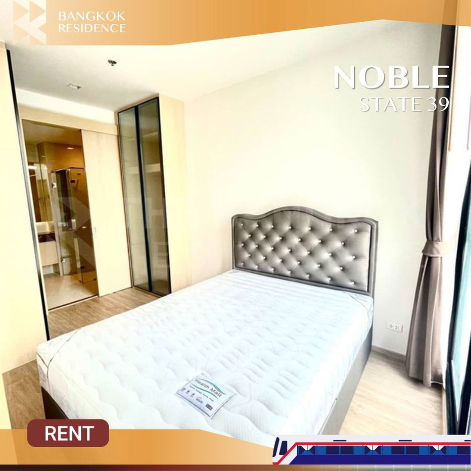 Beautiful, ready-to-move-in! Noble State 39 💖 Fully furnished 🛌🏻 Near BTS Phrom Phong