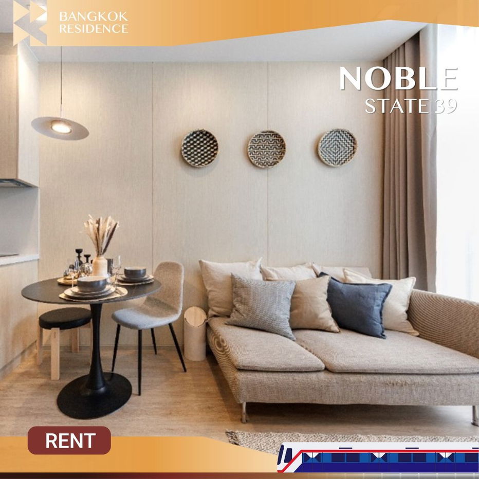 Noble State 39 💖 สวยหรู เฟอร์บิวท์อินครบ 🛏️ พร้อมเข้าอยู่ ใกล้ BTS พร้อมพงษ์