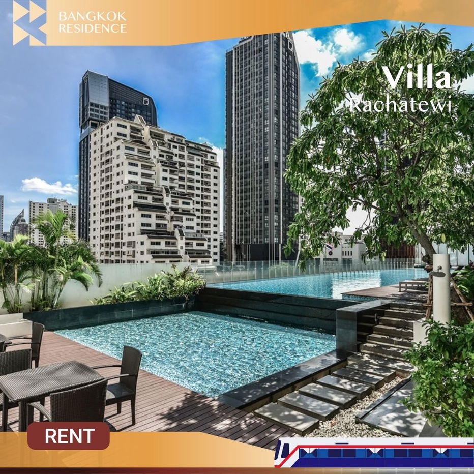 Villa Rachatewi ✨ Available unit, ready to move in 🛋️ Near BTS Ratchathewi