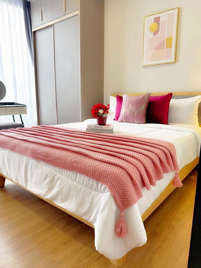 T103 Condo ငှားရန်ရှိသော CLOUD Thonglor-Phetchaburi ၊တည်နေရာကောင်း၊အခန်းသစ်၊လှပစွာအလှဆင်ထားပြီးပရိဘောဂအပြည့်အစုံ၊အသင့်နေထိုင်ရန်။