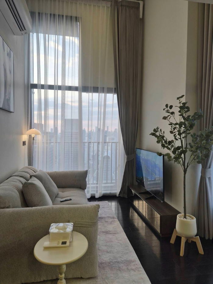 FOR RENT | Park Origin Thonglor – New Room, Fully Furnished | 45 sq.m Duplex | High Floor Corner Unit