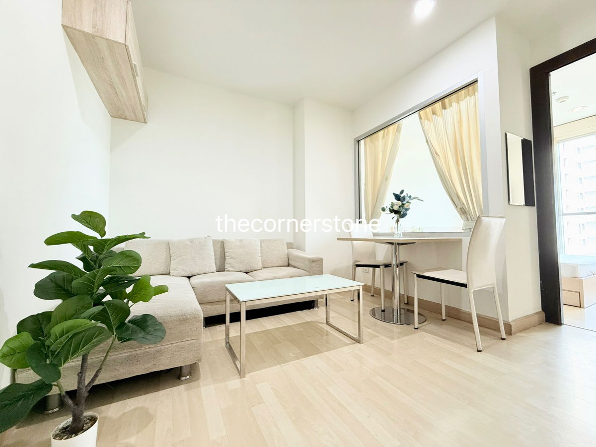 Ready to move in❗️"𝐑𝐇𝐘𝐓𝐇𝐌 𝐑𝐚𝐭𝐜𝐡𝐚𝐝𝐚"  Size 35 Sq.m. Near MRT-Ratchadapisek