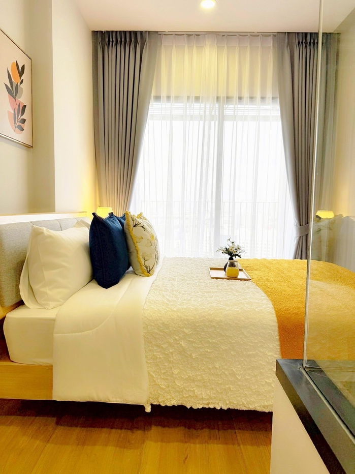 P1062 Condo for rent CLOUD Thonglor-Phetchaburi, good location, new room, beautifully decorated, fully furnished, ready to move in.