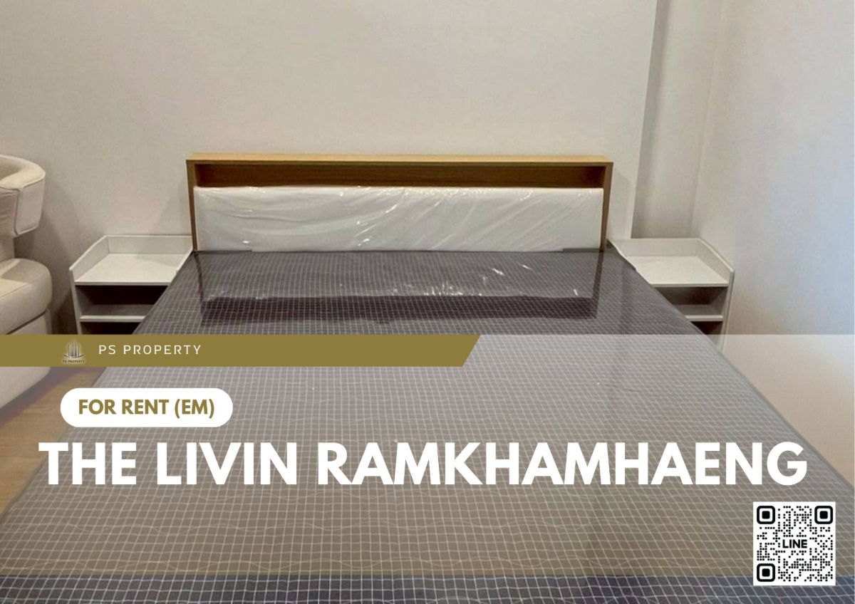 For rent ✨ The Livin Ramkhamhaeng ✨ near MRT Interchange Lamsalee, fully furnished and equipped with appliances