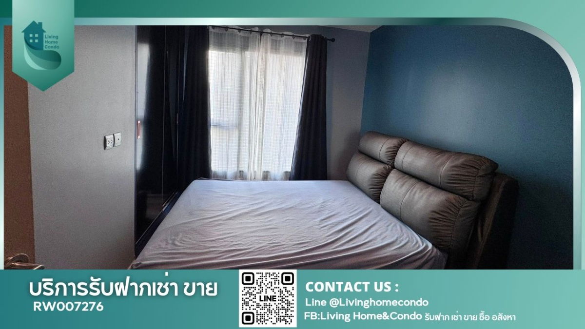 ให้เช่าคอนโด Life Asoke rama9 ห้องสวย ใกล้ Mrt พระราม 9 RW007276