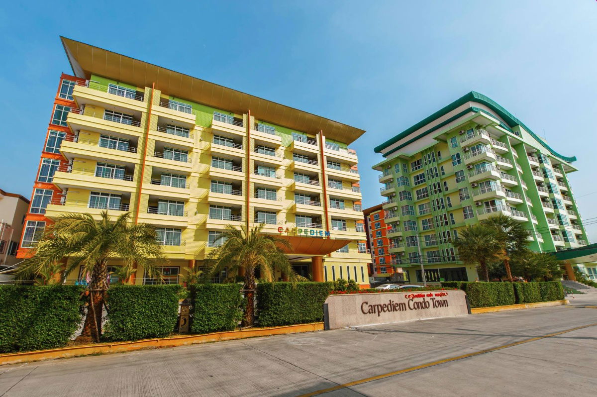 Condo for rent, great location, reasonable price.  Carpediem Condo Rayong (Orange Building), 7th floor
