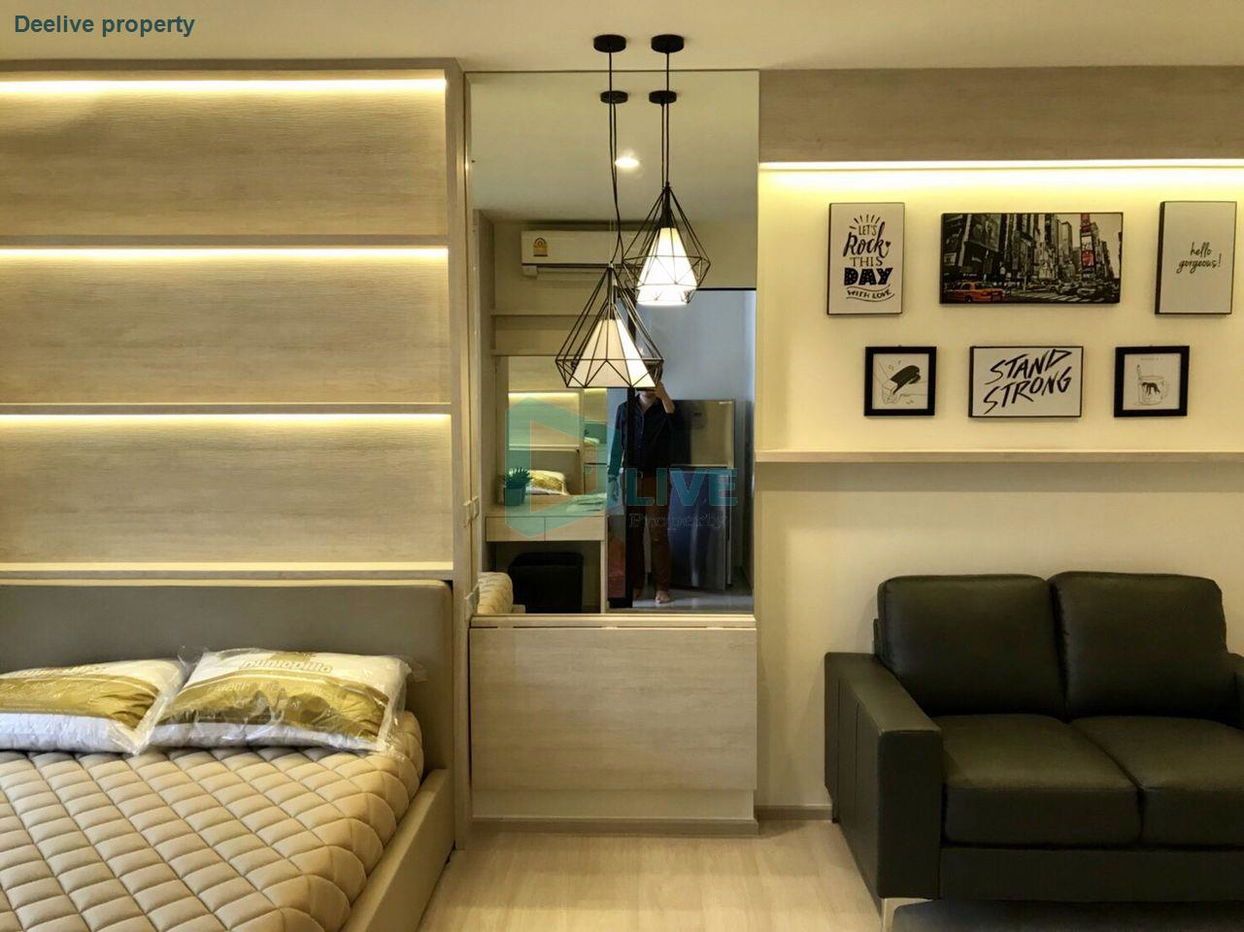 DL23020482 Condo for rent, Life Asoke near MRT เพชรบุรี, ready to move in, call urgently 0842740999 LineID @523dslwi