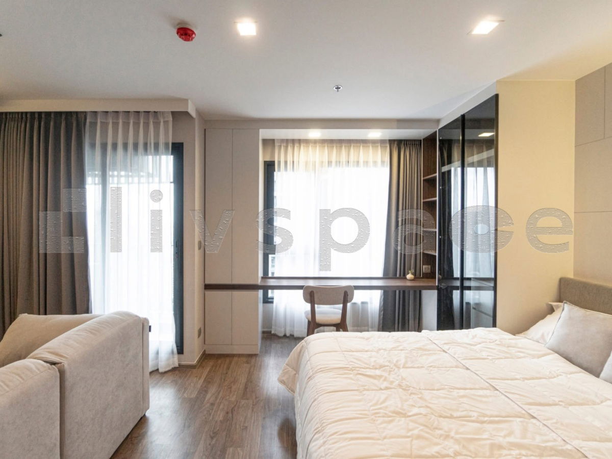▚ LE135ツ For Rent: Life Ladprao Valley Studio 29 sq.m.! 🚇 BTS Connected Entrance Opposite Central Ladprao 22k (Free WiFi!)