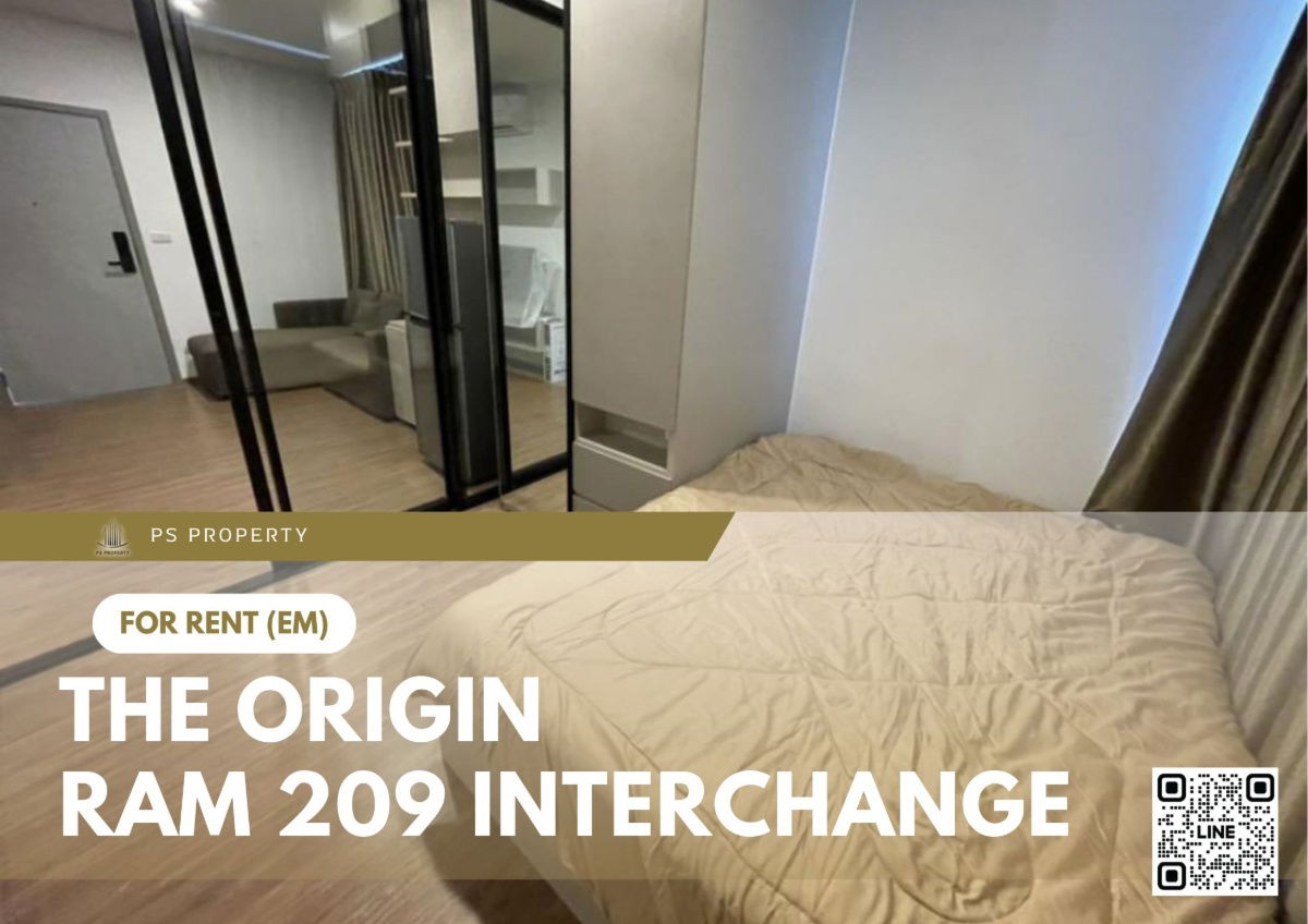 For rent 📍 The Origin Ram 209 Interchange 📍 Fully furnished and equipped, near MRT Minburi