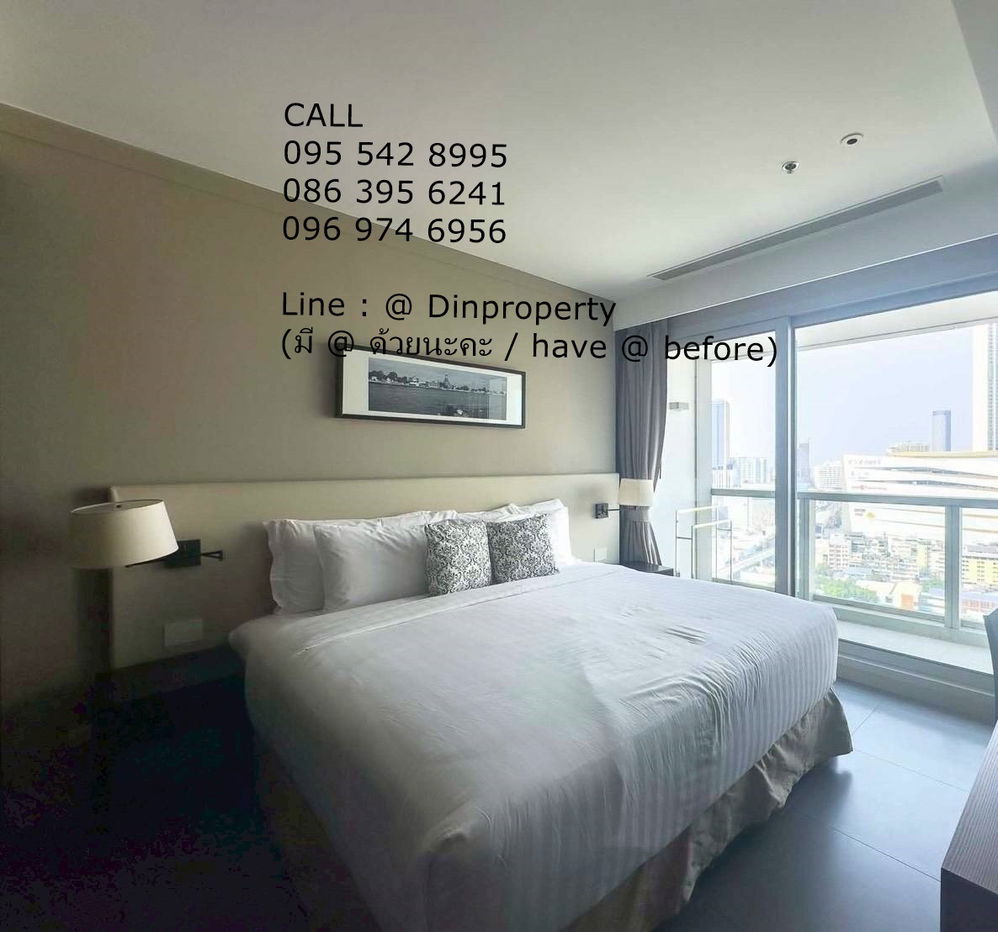 For Rent The River 1 Bedroom  River View BTS SaphanTaksin BTS Krungthonburi  ICONSIAM
