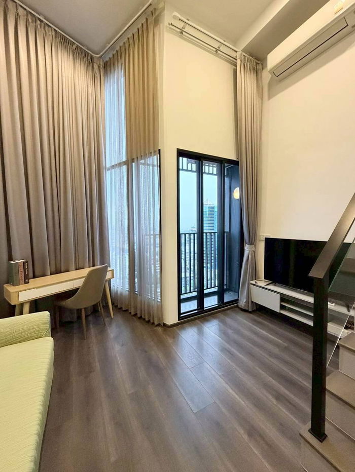 🟠For Rent - 1 Duplex Bedroom, 26 Sq.m Condo at KnightsBridge Space Ratchayothin