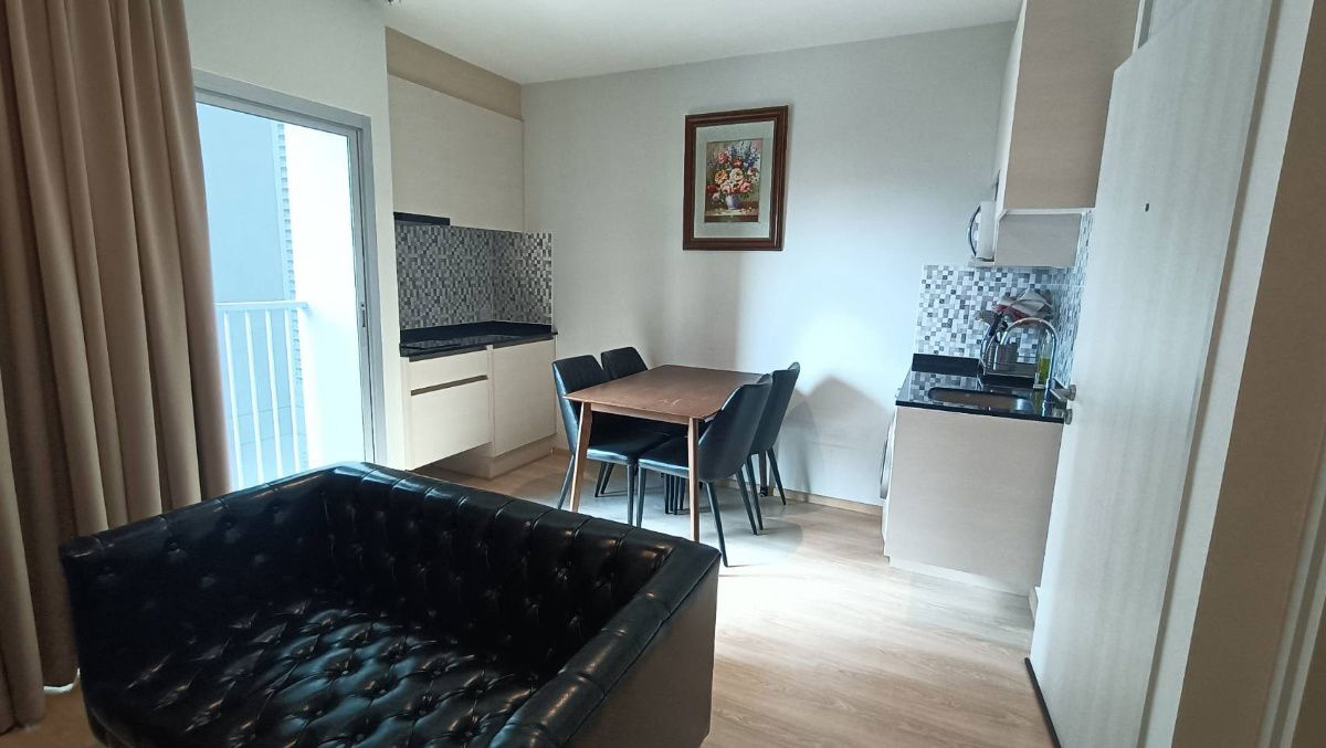 For Rent Condo NOBLE REVOLVE RATCHADA Building 1, Floor 15,2 bed room, Room size 53 sqm