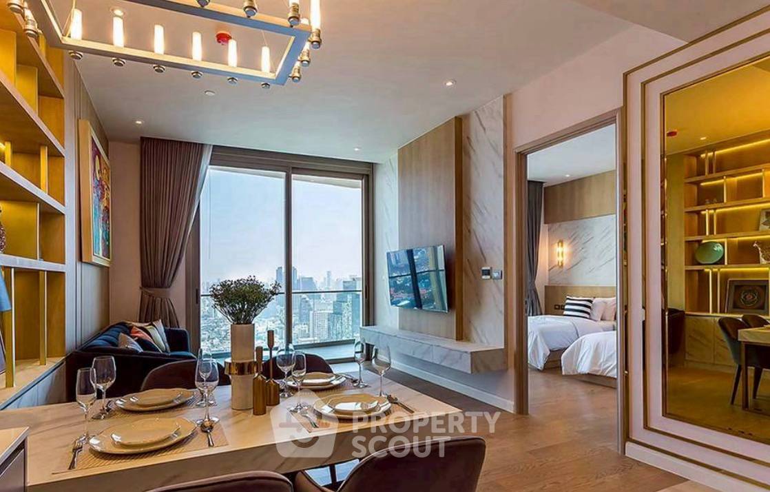 1-BR Condo at Magnolias Waterfront Residences near BTS Saphan Taksin (ID 2289058)
