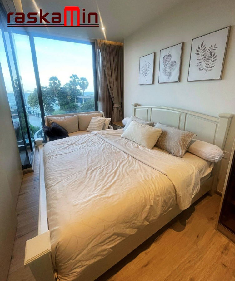 KT0037📲LineID @556ryccg🏖️1 Bedroom 38.5sqm Floor4 🌊Sea view Fully furnished AROM Wongamat Beach🦀North Pattaya