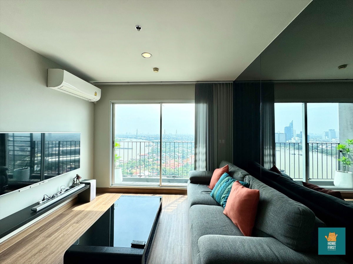 Chapter One Ratchaburana 2, however, 60 sq m, 30th floor, river view, fully furnished, 19,000 baht.