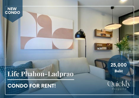 Life Phahon-Ladprao | Price 25,000 THB | Beautiful room, great view, fully furnished, ready to move in.