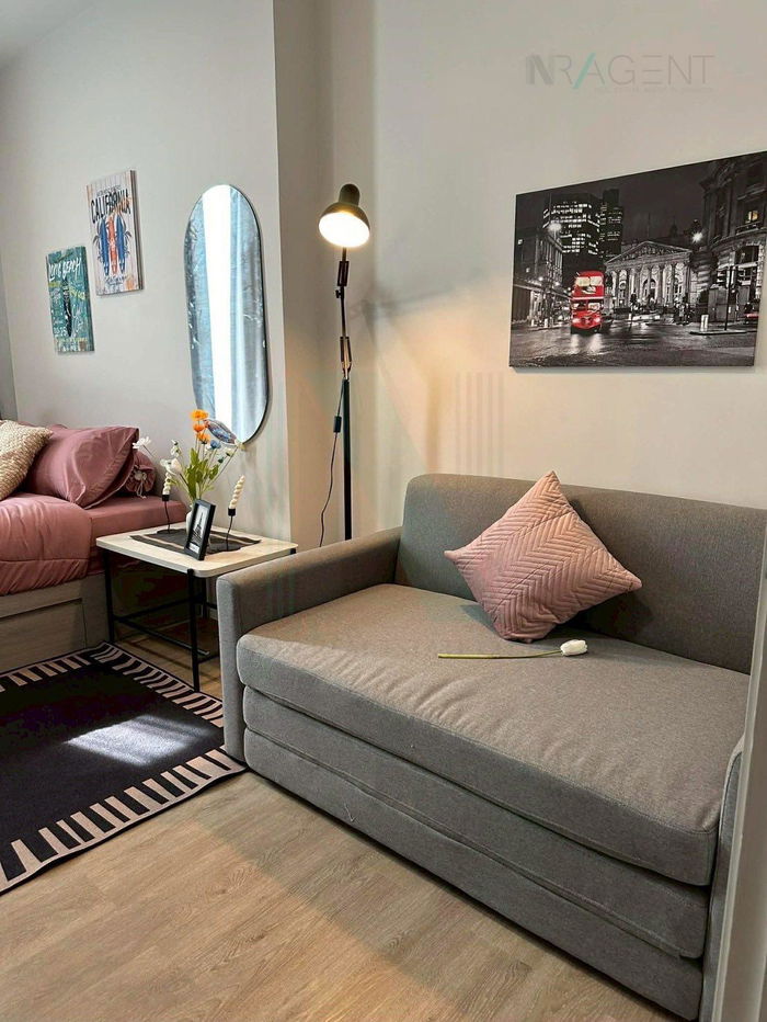 For Rent Condo MODIZ RHYME RAMKHAMHAENG Building 1, Floor 18,Studio, Room size 24 sqm