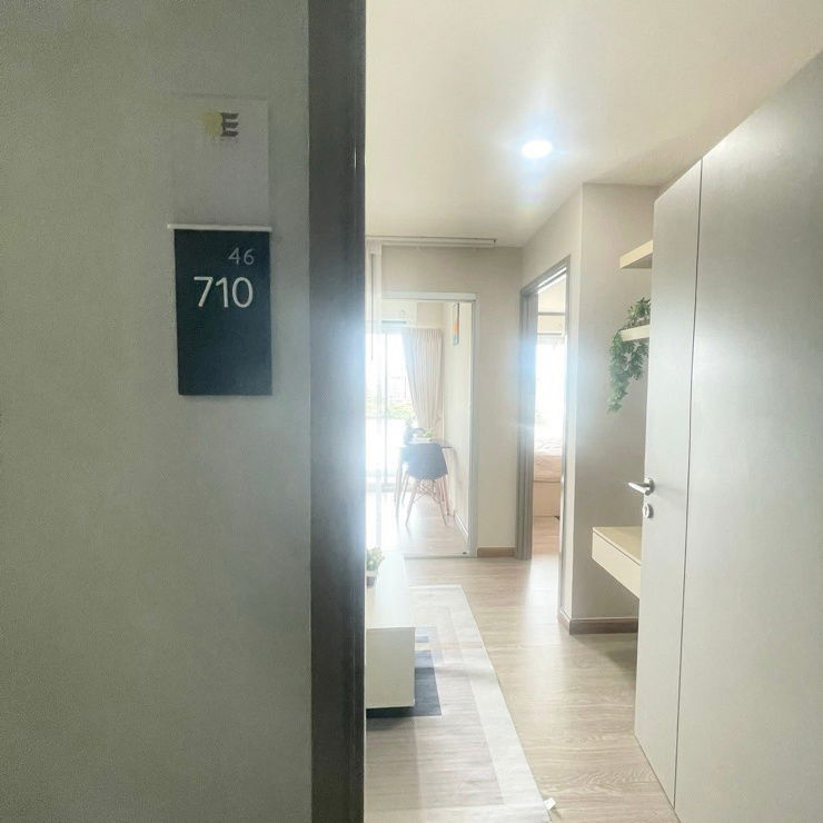 📢For rent  Be condo  B floor  7 size 30 sqm