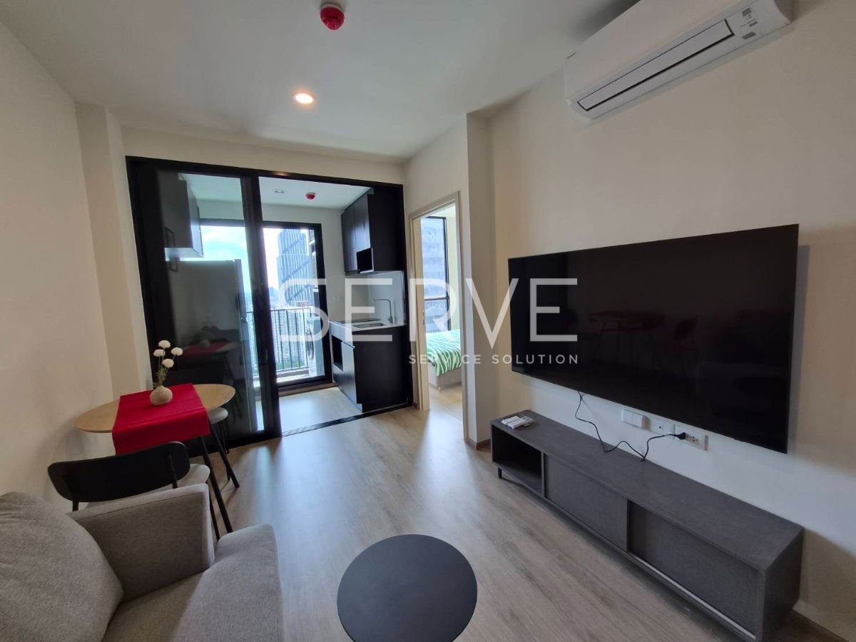 1 Bed 1 Bath Nice Room Fully furnished New Condo  Good Location MRT Phra Ram 9  220 m. @  NUE District R9