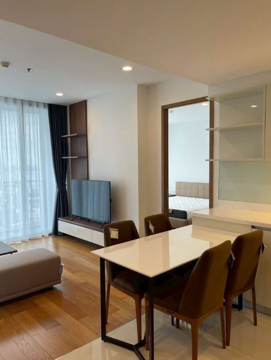 For Rent Condo BRIGHT WONGWIANYAI Building 1, Floor 27,2 bed room, Room size 72 sqm
