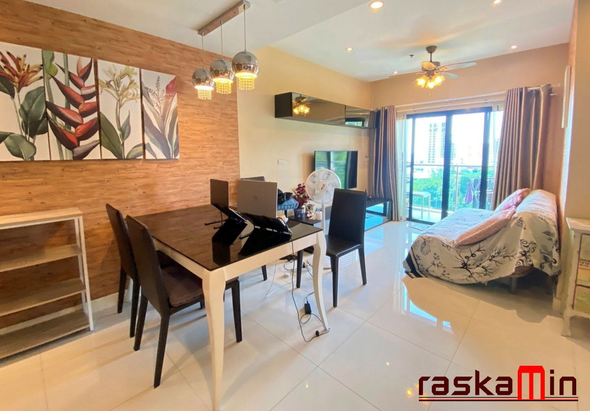 KT0049📲LineID @556ryccg🌅2Bedroom 75sqm Floor12🏞️Phra Tamnak Hill view Fully furnished The Axis Pattaya, Thappraya rd