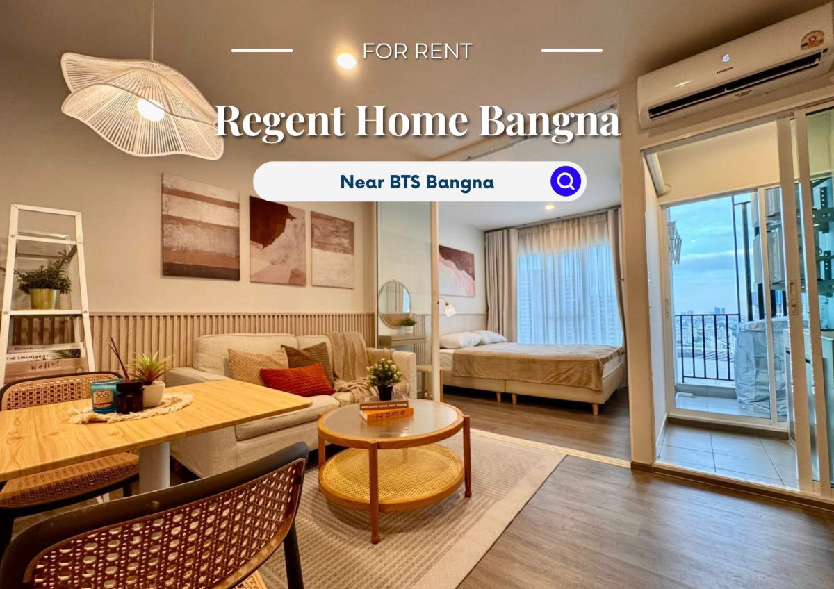 Regent Home Bangna | Price 12,000 THB | Beautiful room, great location, fully furnished, ready to move in.
