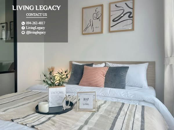 SP6J2B Condo For Rent ICondo Active Phatthanakan 24.37 Sq.M. Floor 5 Building B line id : @livinglegacy