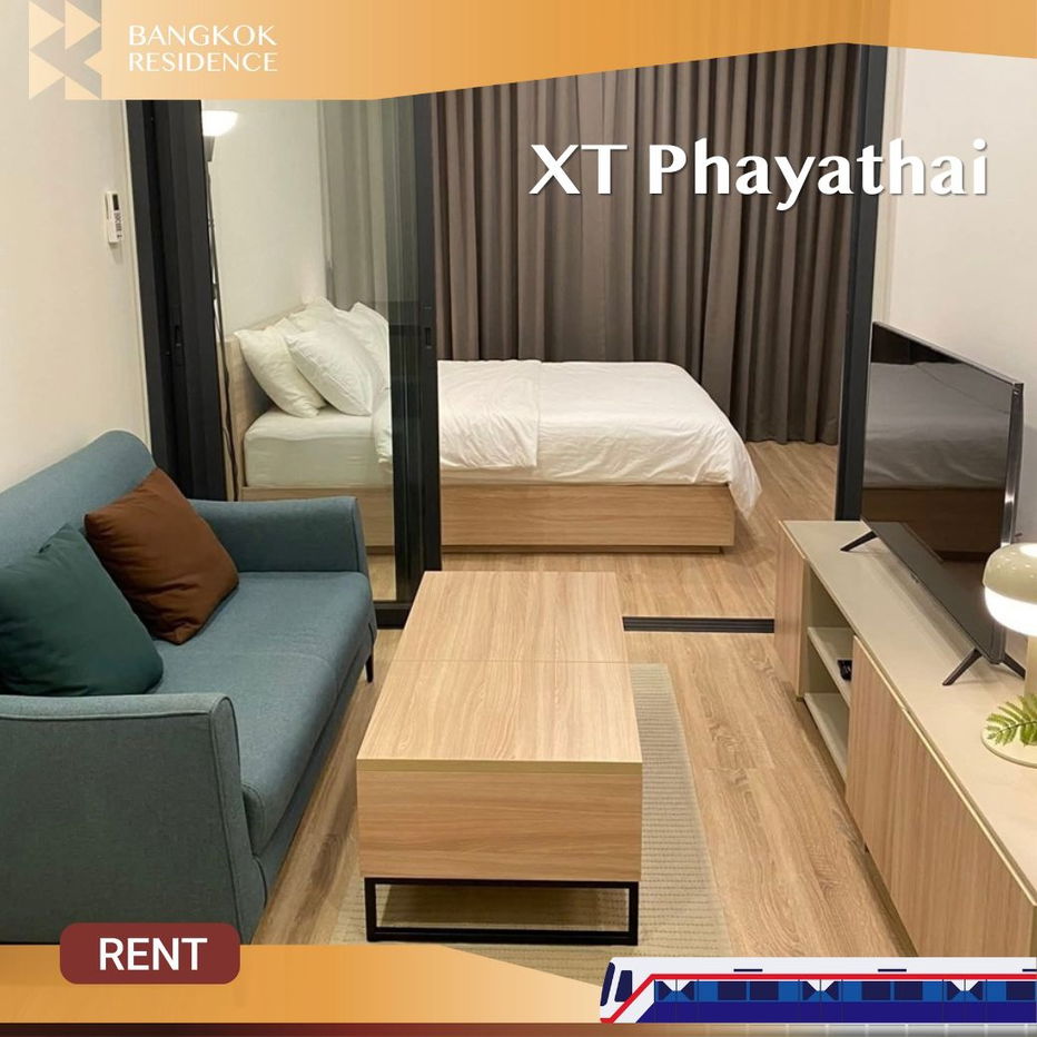 XT Phayathai 🌃 Fully furnished high-floor Unit 💖 Near BTS Phaya Thai