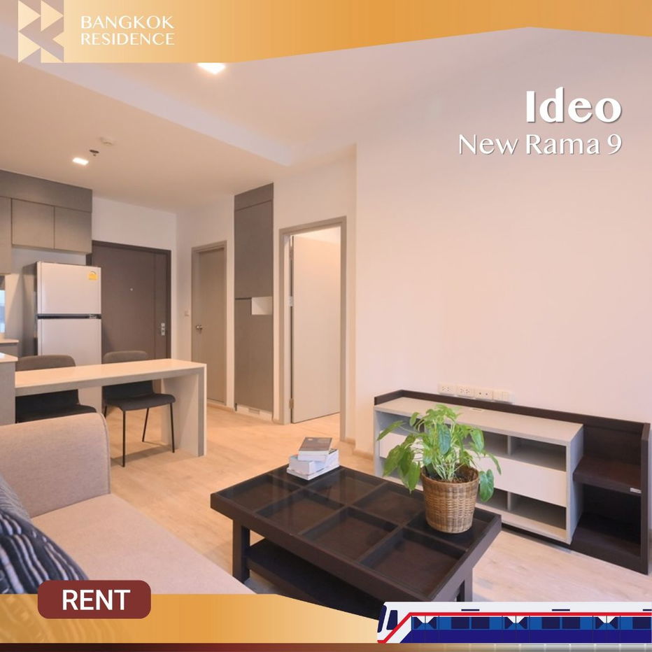 Ideo New Rama 9 🛋️ Stylish fully furnished ⭐Near ARL Ramkhamhaeng