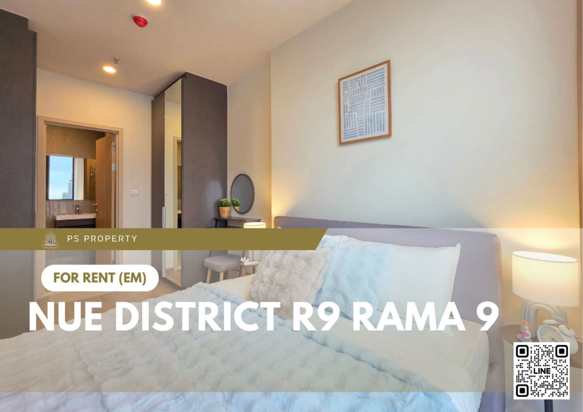 For rent 📍 Nue District R9 Rama 9 📍 Fully furnished with appliances. Near Central Rama 9.