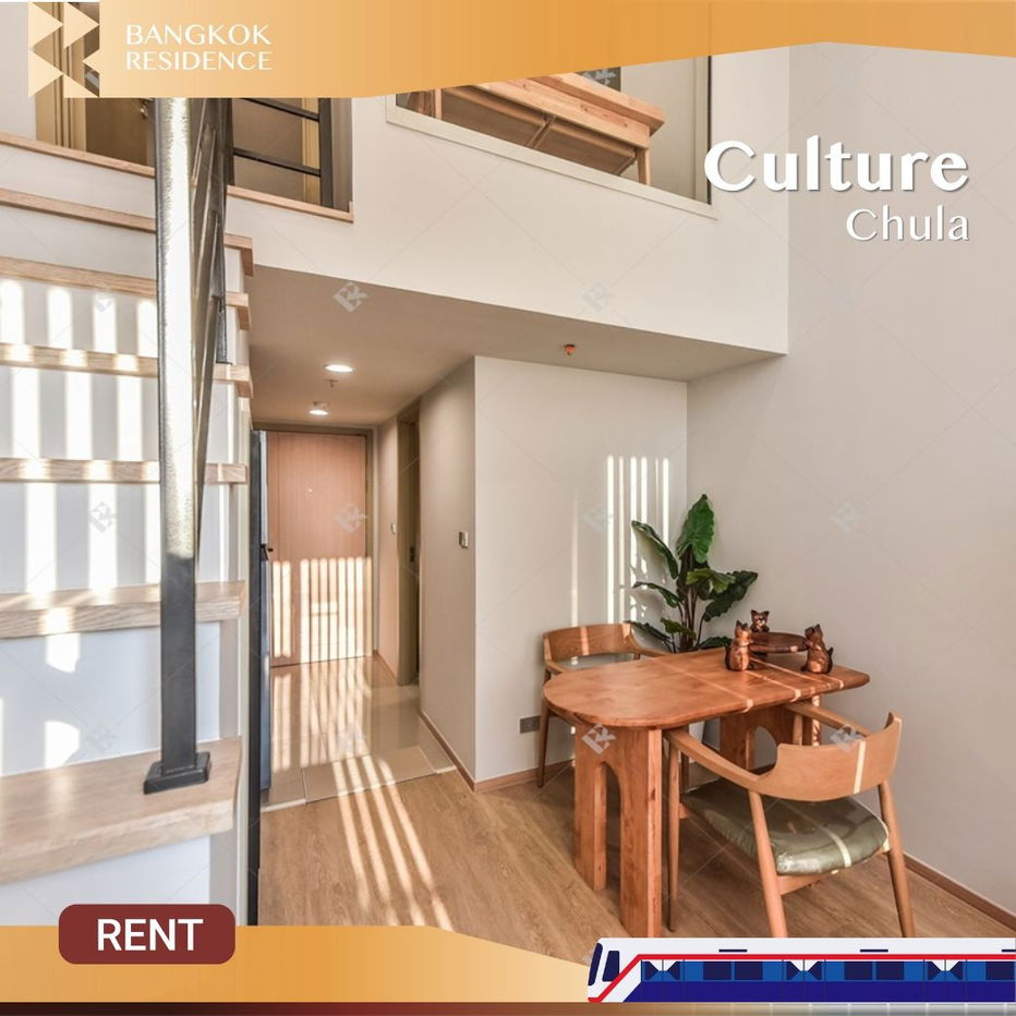 Culture Chula ⭐ Brand New & Fully Furnished 🛋️ Near MRT Sam Yan