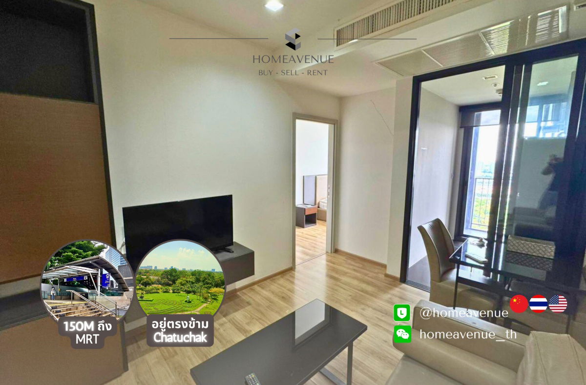 💡 HOMEAVENUE, find your place | THE LINE Chatuchak-Mo Chit ✨ 1-Bed ‼️ 🚇 Just Steps from MRT Chatuchak💥 Move-in Ready 📲 Line: @homeavenue ⭐HA-4966