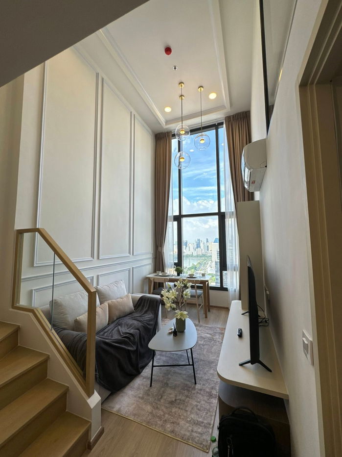 For Rent Condo LIFE RAMA 4-ASOKE Building 1, Floor 35,Duplex, Room size 48 sqm