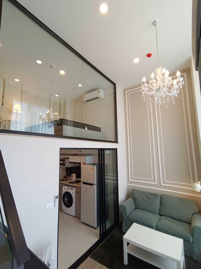 T101 Condo for rent Orgin Plug&Play Nonthaburi Station, room 33 sq.m. Ready to move in, fully furnished.