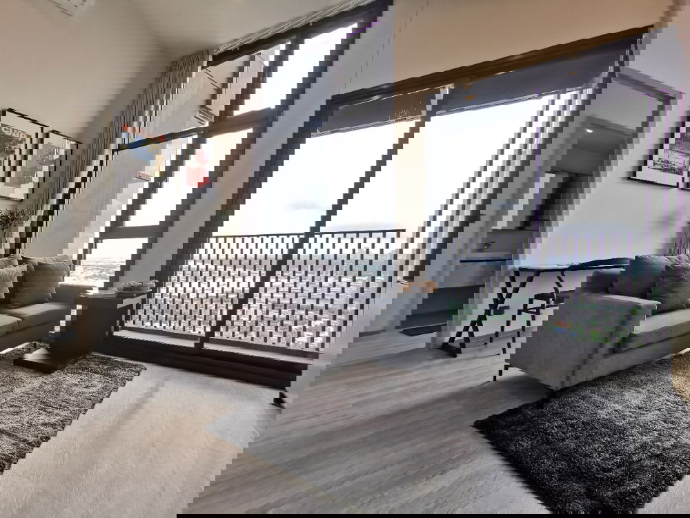 PFD-07697 FOR RENT: The Line Sukhumvit 101 – Luxury High-Ceiling Condo on 33rd Floor