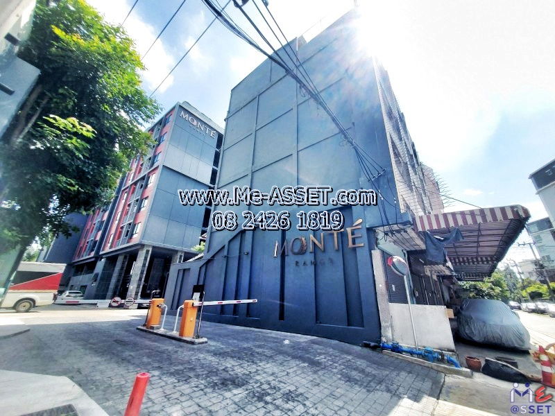 Resort-style condo for rent near transit, Rama 9–Hua Mak area, close to The Nine and Ramkhamhaeng Univ: Monte Rama 9, 34.66 sq.m.