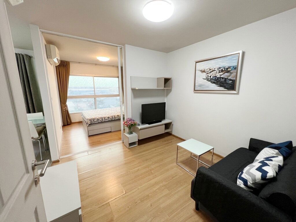 D Condo Ramkhamhaeng for Rent Price 8,500 Baht/month Size 29 Sq.m. 4th Floor Project View