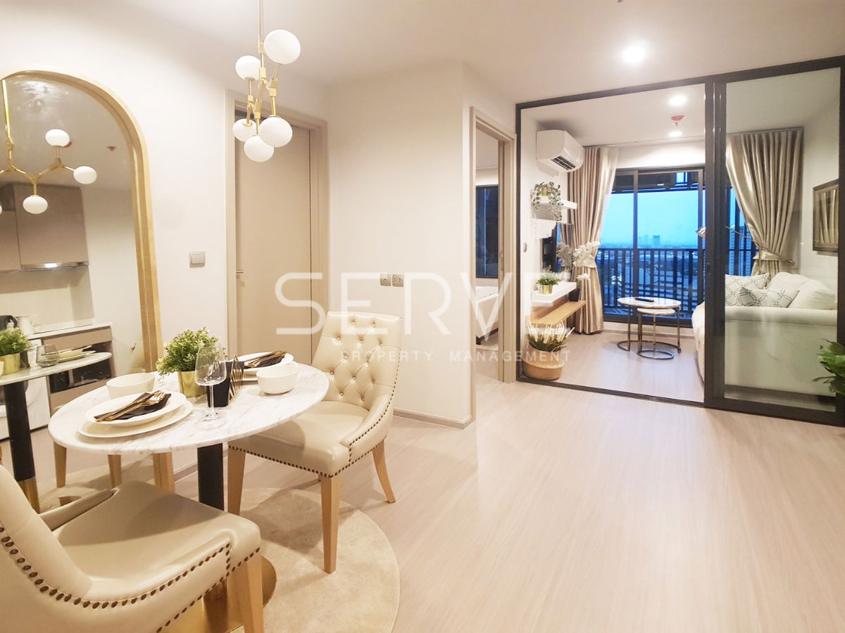 1 Bed Large Room Super High Fl. 30+ City View Fully furnished Good Location BTS Ha Yaek Lat Phrao 10 m  @ Life Ladprao