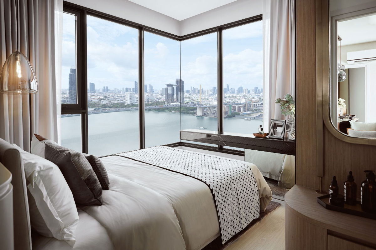 New Condo 2 Beds River View New Room & New Condo Close to Rama 3 and Sathorn area,  Terminal 21 @ Nue Riverest Ratburana