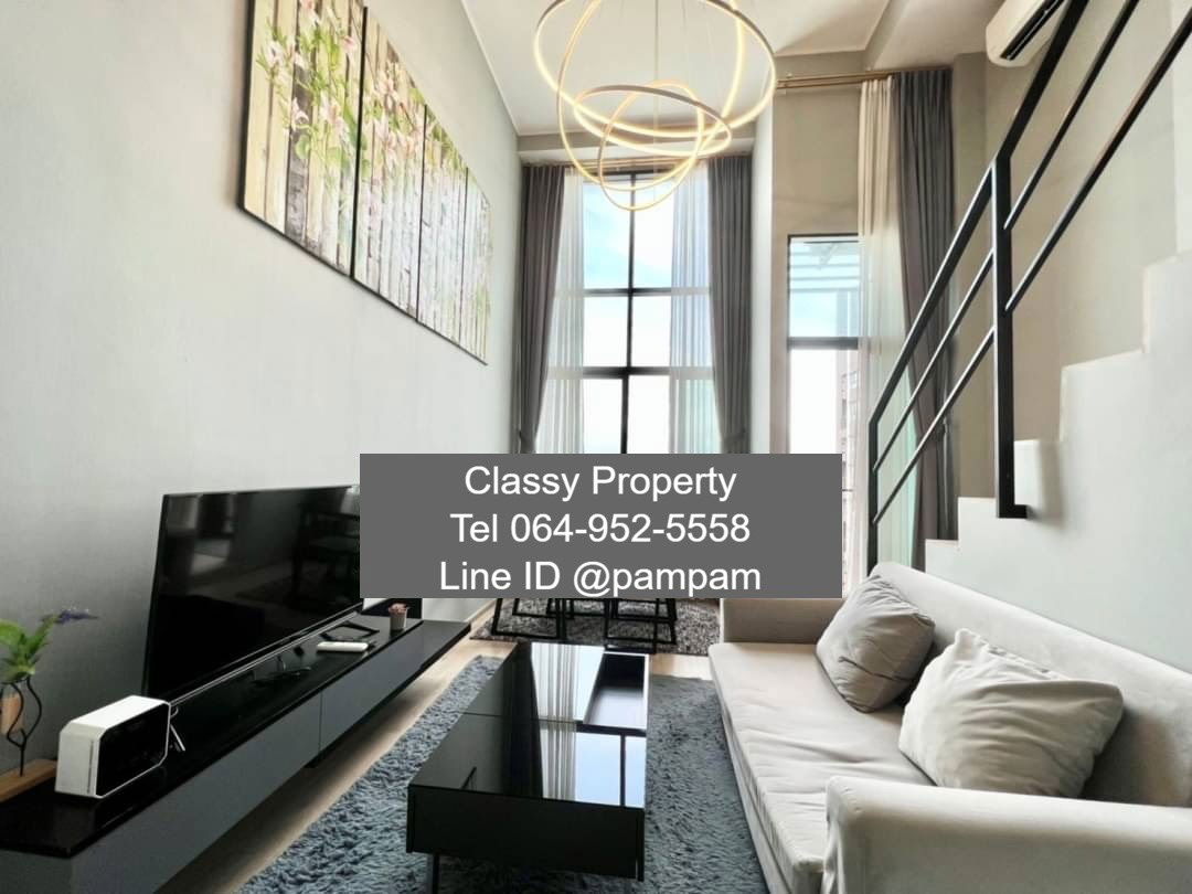 ***Condo for Rent : Ideo New Rama 9  Duplex room Nice decorated Fully furnished Digital door lock ***