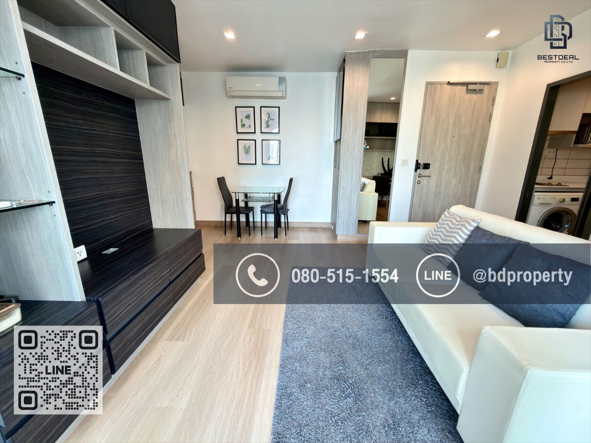 BESTDEAL FOR RENT CONDO“Ideo Mobi Rama 9” 2 bedroom Rental 23,000 THB /monthNear Phraram Kao 9 MRT Station 80 meters