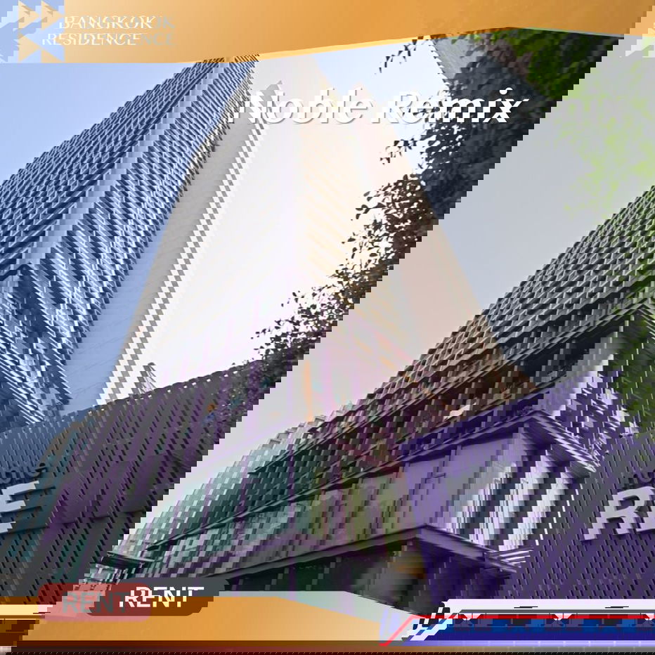 Newly renovated! ✨Noble Remix, Rare 3-BR with river view 🌊 Near BTS Thong Lo