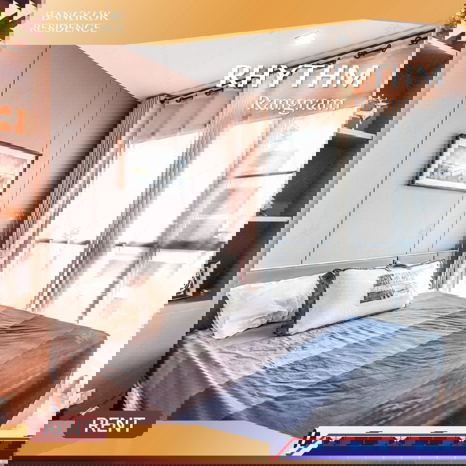 RHYTHM Rangnam 🌅 Beautiful fully-furnished  with open view, Near BTS Victory Monument