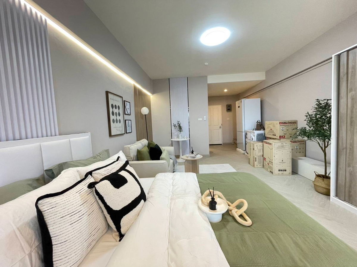 Rent Ratchada terrace size 37 sqm price 11,000 baht Fully furnished