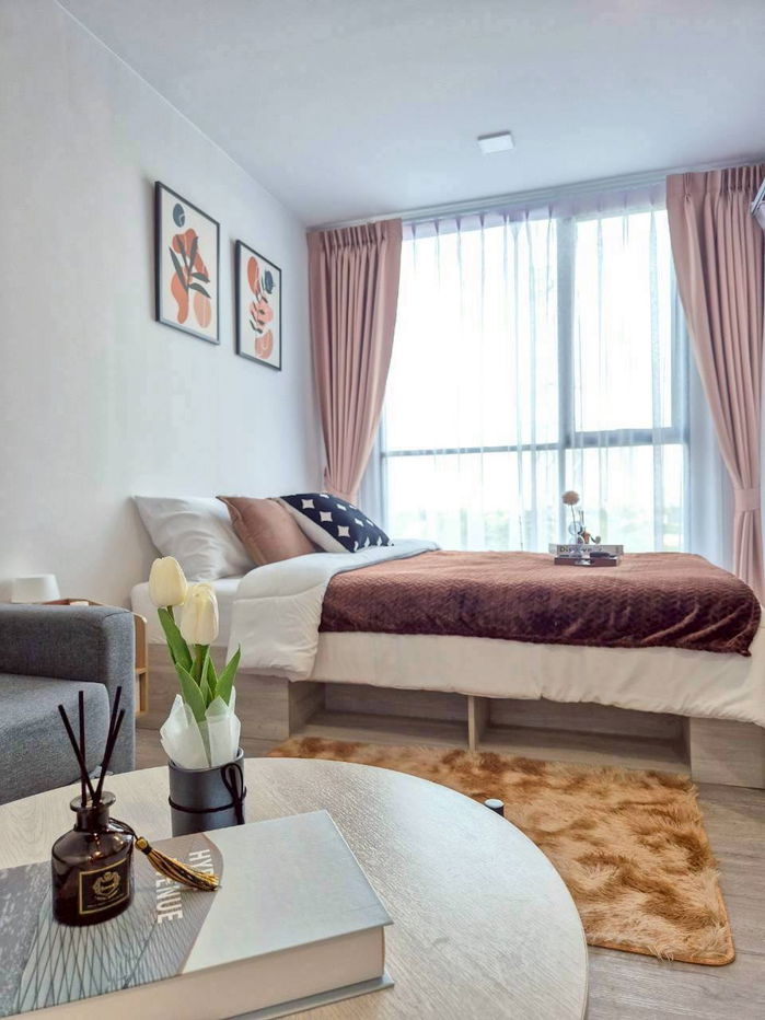 🟠For Rent - 1 Bedroom, 24 Sq.m Condo at Atmoz Tropicana Bangna
