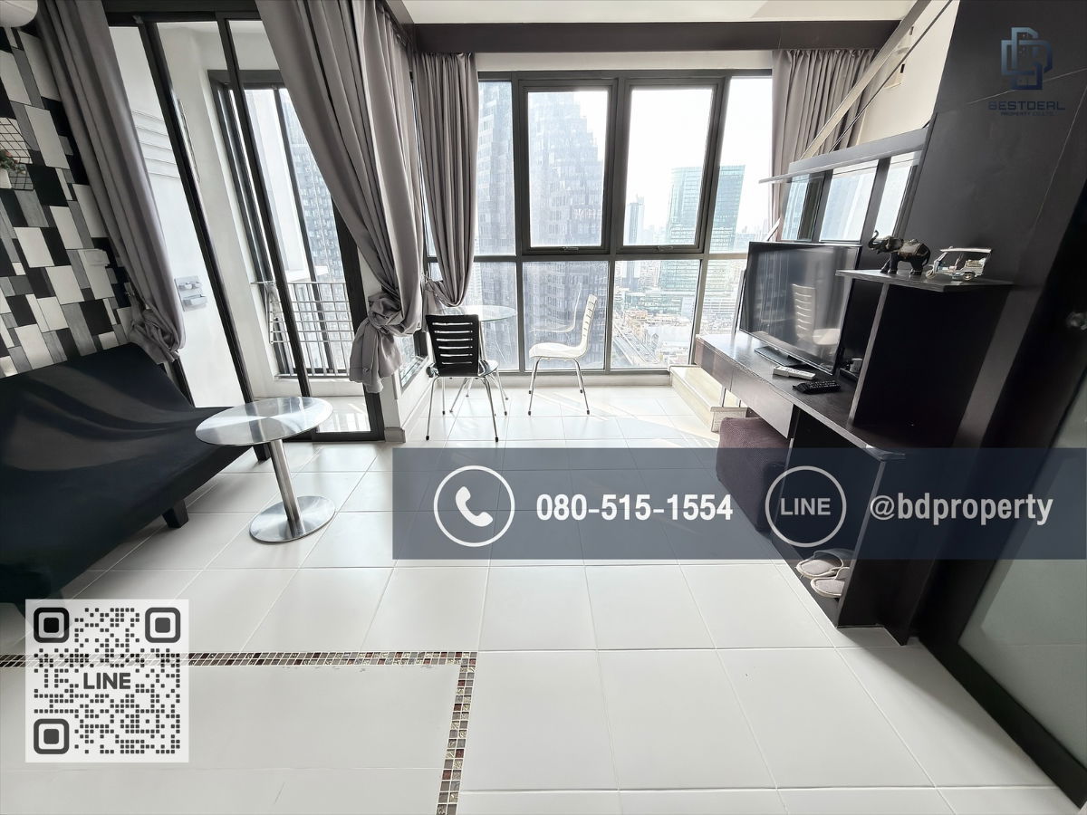 BESTDEAL FOR RENT   1bedroom Duplex 45sqm. Rental 20,000 THB /month  “IDEO MOBI RAMA 9”Near Phraram Kao 9 MRT Station 80 meters.