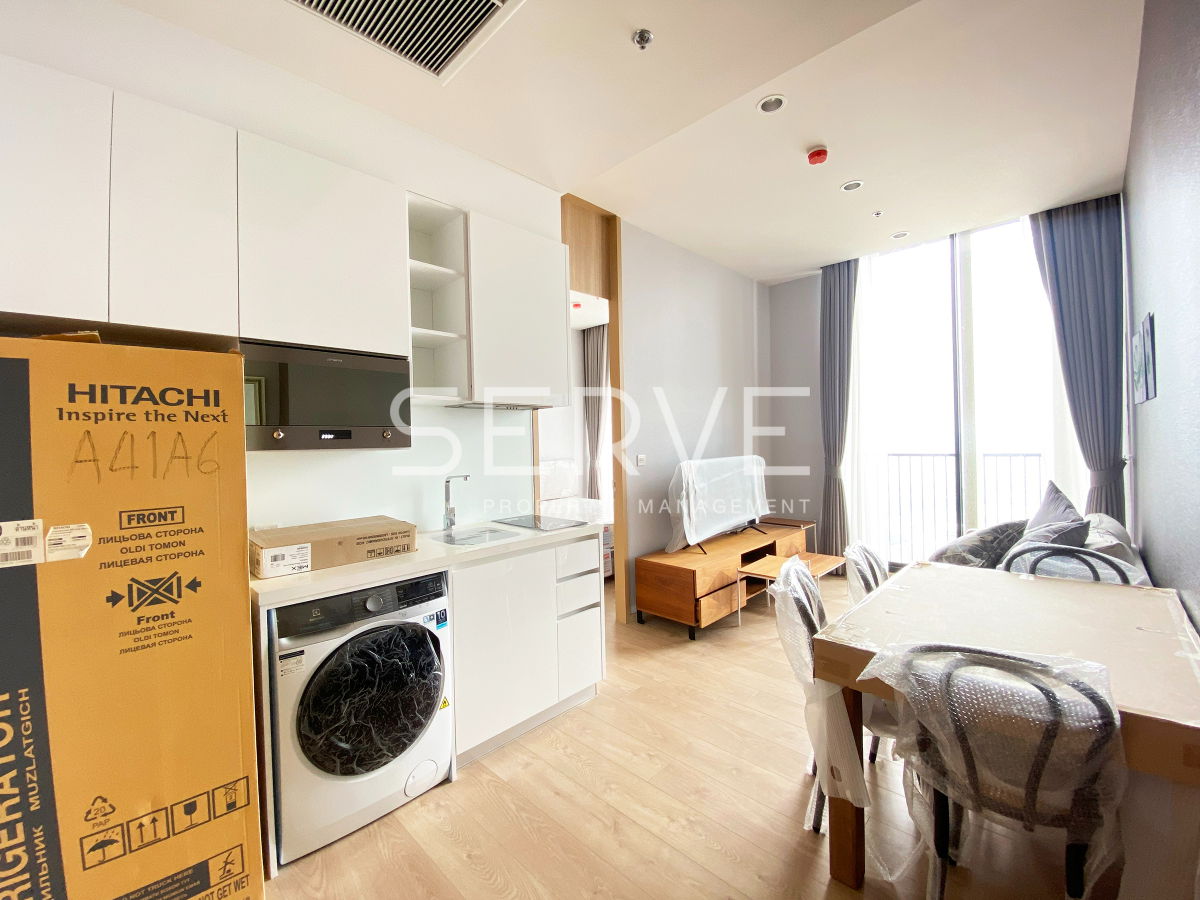 🔥25K🔥 - Nice view & Nice Room 1 Bed Super High Fl. 40+ New Condo Close to BTS Asok & MRT Sukhumvit 550 m. at Noble BE19 Condo / For Rent