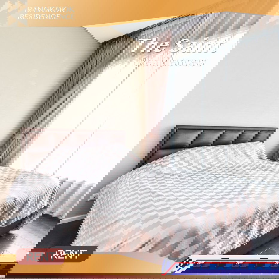The Saint Residences 💛 可供出租单位 ⚡ 市中心，靠近 MRT Phahonyothin