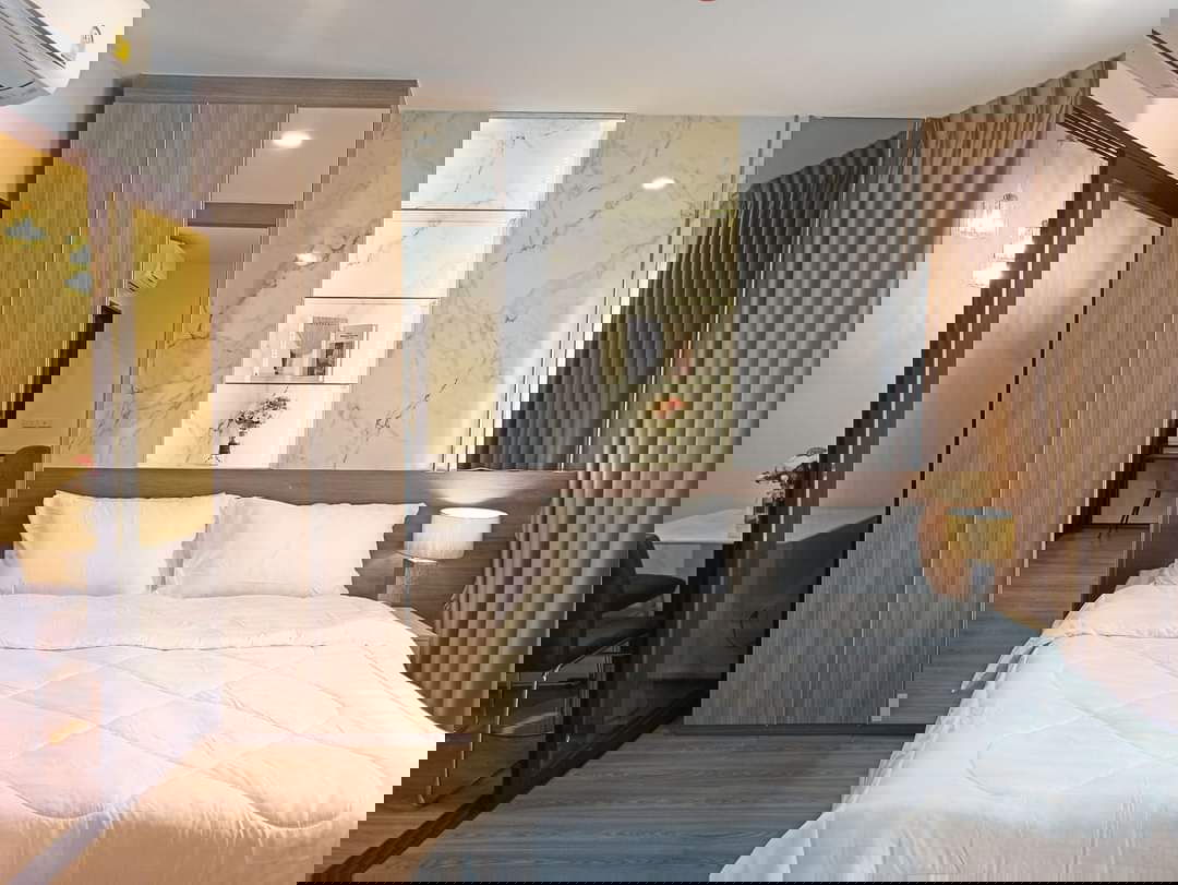 📍For Rent 𝐓𝐇𝐄 𝐎𝐑𝐈𝐆𝐈𝐍 𝐑𝐀𝐌𝐈𝐍𝐓𝐑𝐀 𝟖𝟑 𝐒𝐓𝐀𝐓𝐈𝐎𝐍: 1 Bed Plus+ 35 Sq.m. Beautiful & Fully Furnished Corner Room. Only 15K/month🎉