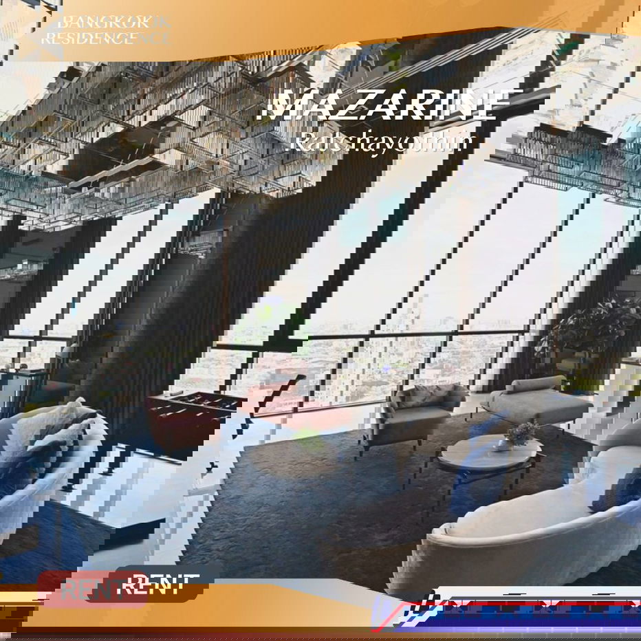 MAZARINE Ratchayothin ⭐ Stylish move-in ready unit 💖 Next to BTS Ratchayothin